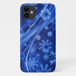 青い雪のクリスマススワール Case-Mate iPhone 14 PROケース