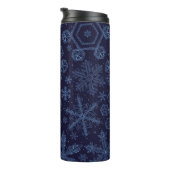 青い雪の上の青 タンブラー (回転右)