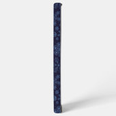 青い雪の上の青 SAMSUNG GALAXYケース (左側面)