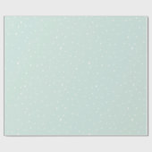 青い雪の無光沢の包装紙30はx 6ftをじりじり動かします ラッピングペーパー (フラット)