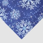 青い雪の結晶  薄葉紙 (詳細)