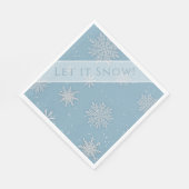 青い雪を降らせて スタンダードランチョンナプキン (角)