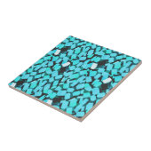 青い雪崩小瓦 タイル (側面)