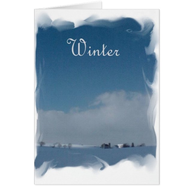 青い雪日 (正面)