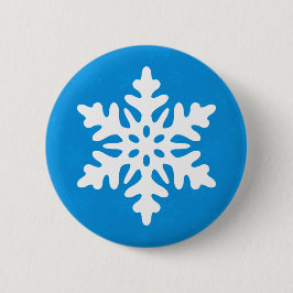 青い雪片のカスタムなクリスマスボタンPinの眼識 缶バッジ
