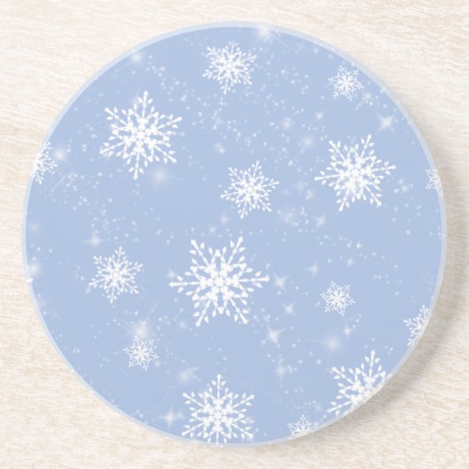 青い雪片のコースター コースター (正面)