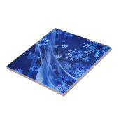 青い雪片 タイル (側面)