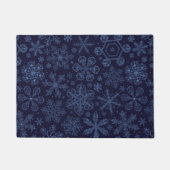 青い雪片 ドアマット (正面)