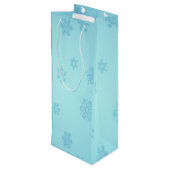 青い雪片 ワインギフトバッグ (裏面アングル)