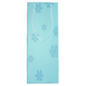 青い雪片 ワインギフトバッグ (裏面)