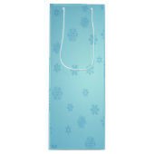 青い雪片 ワインギフトバッグ (正面)