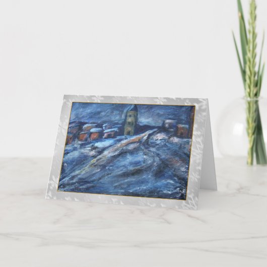 青い雪都市芸術カード シーズンカード (正面)