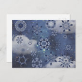 青い雪 シーズンポストカード (正面/裏面)