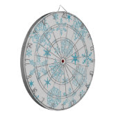 青い雪 ダーツボード (正面左)