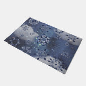 青い雪 ドアマット (アングル)