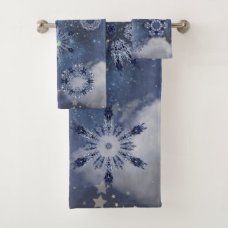 青い雪 バスタオルセット