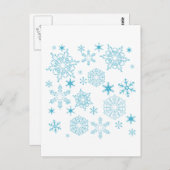 青い雪 ポストカード (正面/裏面)