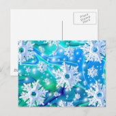 青い雪 ポストカード (正面/裏面)