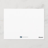 青い雪 ポストカード (裏面)