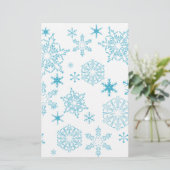 青い雪 便箋 (スタンド正面)