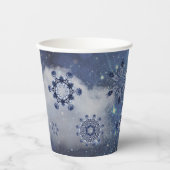 青い雪 紙コップ (正面)