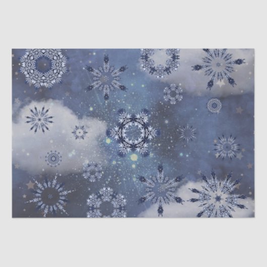青い雪 薄葉紙 (正面)