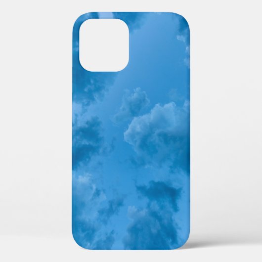青い雲の低い角度のビュー Case-Mate iPhoneケース (裏面)
