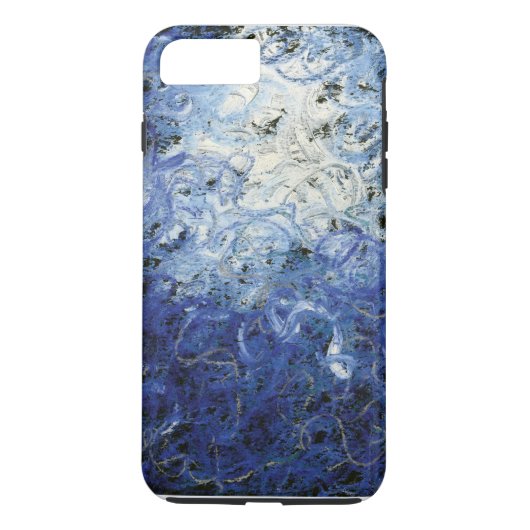青い雲のiPhone 7の箱 Case-Mate iPhoneケース (裏面)