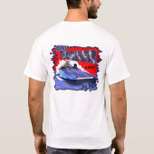 青い雷 Tシャツ (裏面)