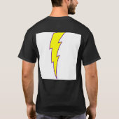 青い雷 Tシャツ (裏面)