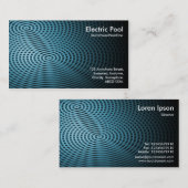 青い電気プール02 名刺 (正面/裏面)