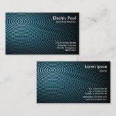 青い電気プール04 名刺 (正面/裏面)