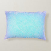 青い霜の降りた聖降誕祭の輝き アクセントクッション (裏面)