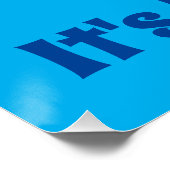 青い霜降り芝鉢、ポスター ポスター (コーナー)