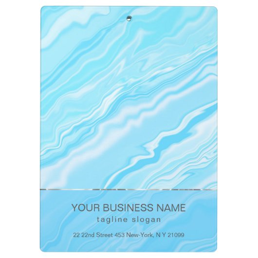 青い霜降り クリップボード (裏面)