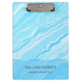 青い霜降り クリップボード (正面)