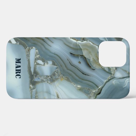 青い霜降り Case-Mate iPhoneケース (裏面 (横))