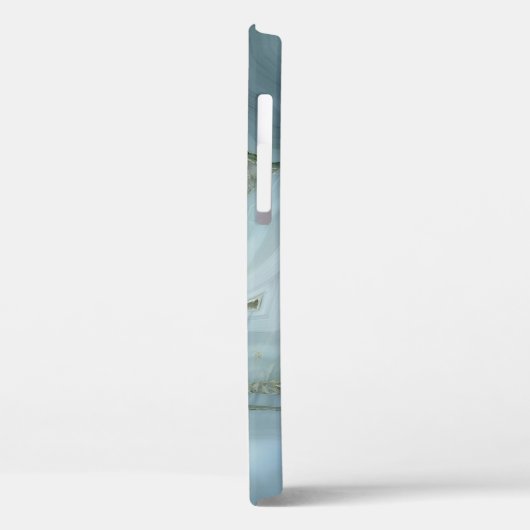 青い霜降り Case-Mate iPhoneケース (裏面 / 左)