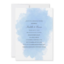 青い霧 |リハーサルディナー招待状