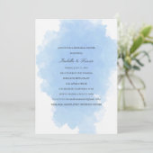 青い霧 |リハーサルディナー招待状 招待状 (スタンド正面)