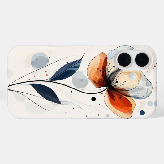 青い霧 Case-Mate iPhoneケース (裏面 (横))