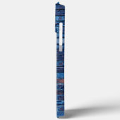 青い露出レンガカッコいい Case-Mate iPhoneケース (裏面 / 左)