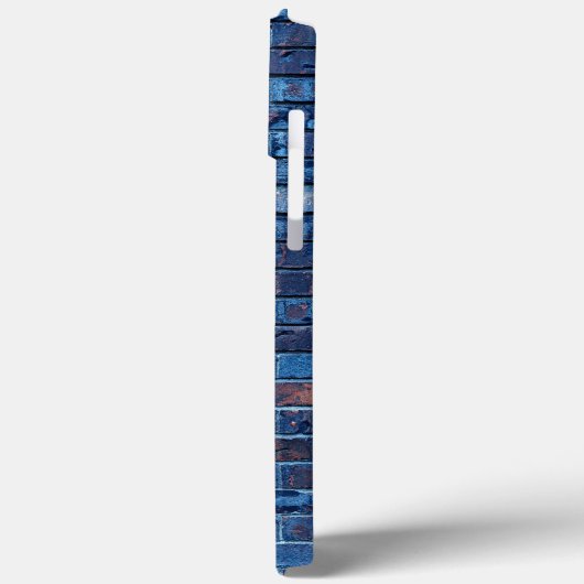 青い露出レンガカッコいい Case-Mate iPhoneケース (裏面 / 左)