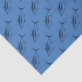 青い青の青い青い青いかわいいアルバコアのマグロ 薄葉紙 (詳細)