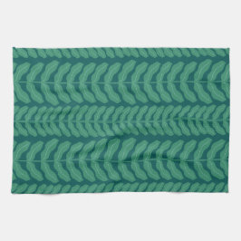 青い青離れい白い キッチンタオル