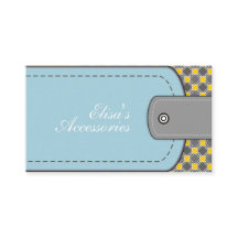 青い革のルックとパターンの黄色モダン