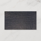 青い革質 名刺 (裏面)