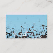 青い音楽 名刺 (裏面)