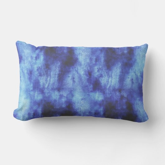 青い領域 ランバークッション (正面)