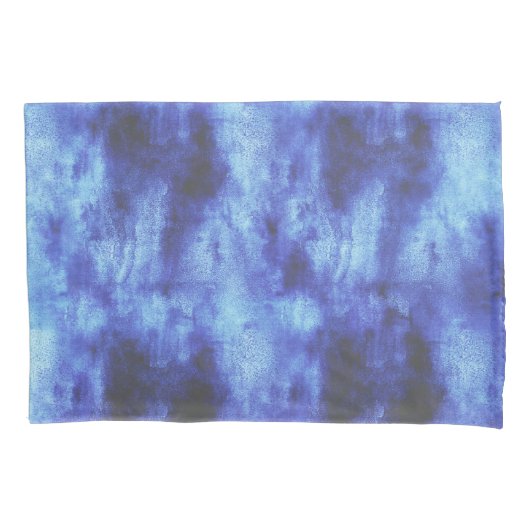 青い領域 枕カバー (正面)